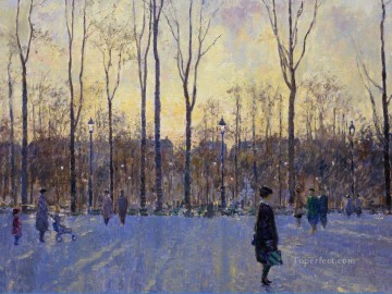 Landscapes Painting - the tuilleries paris france charles neal